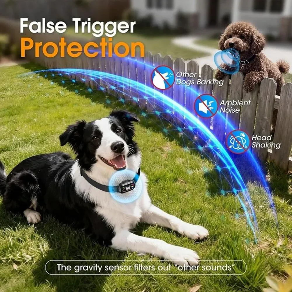 Dog Bark Collar for Small Medium Large Dogs 10-100lbs